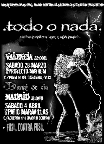 Todo o Nada en Concierto